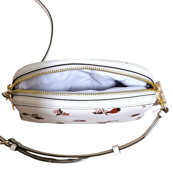 Coach Madison Crossbody Ladybug Floral Bag Chalk Multi CU273 Leather/Canvas NWT - Picture 12 of 16